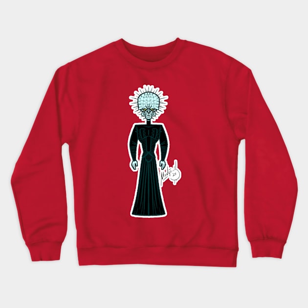 "Pinhead" Crewneck Sweatshirt by MONGO draws